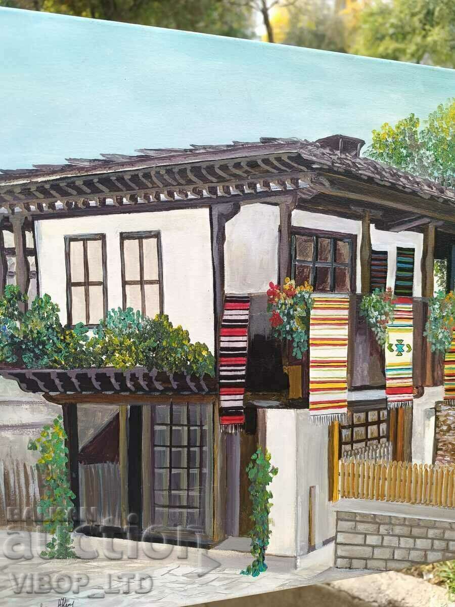 Delivery of Painting 40/40 REVIVAL HOUSE, signed