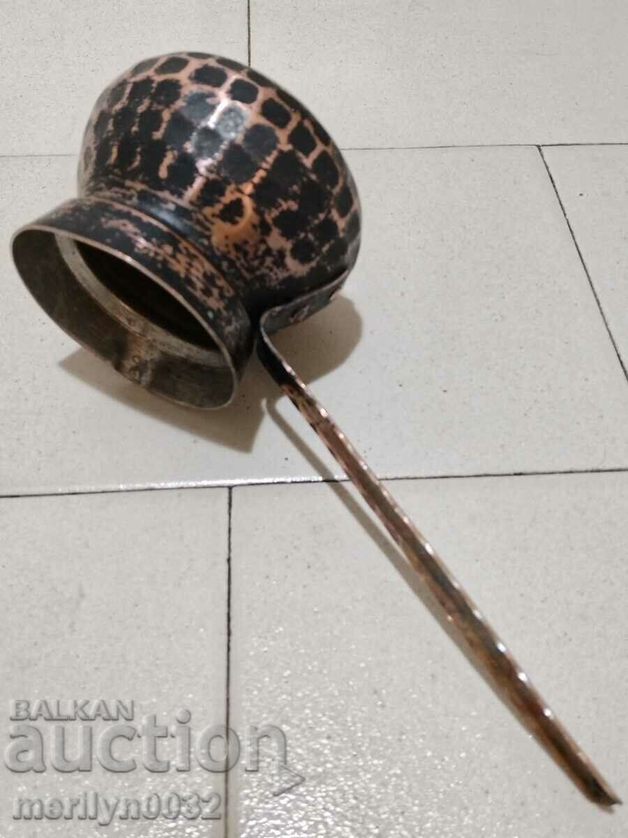 Delivery of Old tinned copper cezve, coffee pot, copper, copper vessel Delivery of Old tinned copper cezve, coffee pot, copper, copper vessel