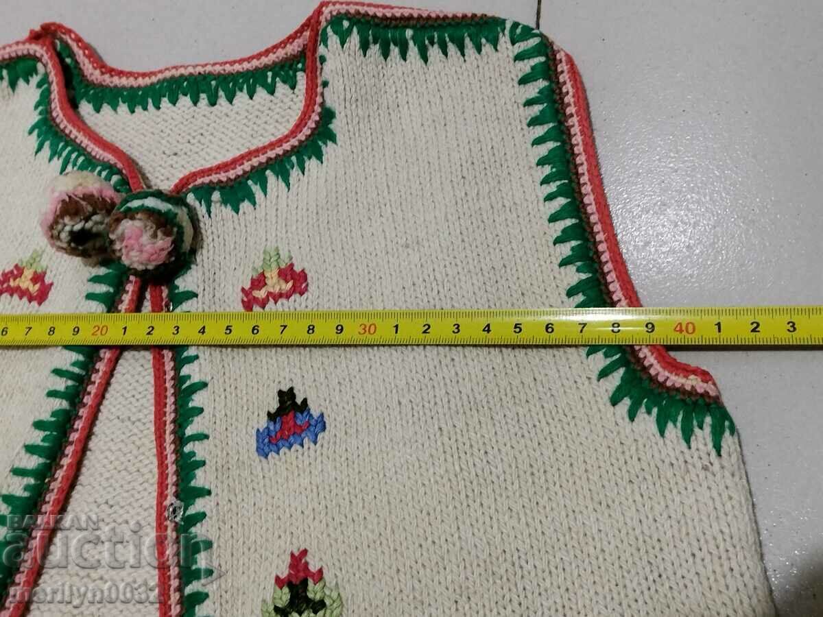 Children's waistcoat old woolen knitted waistcoat knitting costume - 6 Children's waistcoat old woolen knitted waistcoat knitting costume - 6