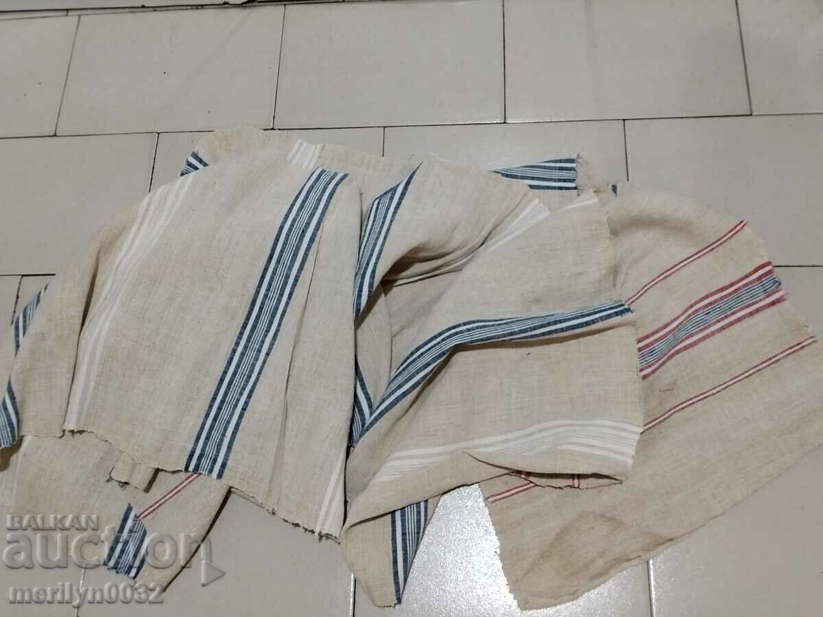 A roll of hand-woven linen fabric - 5 A roll of hand-woven linen fabric - 5