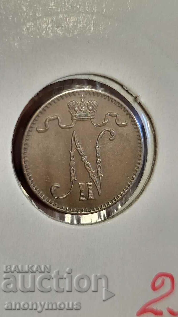 Copper coin Russia, Finland 1 penny 1911 Nicholas II with price 25.00 BGN | € 12.78 Copper coin Russia, Finland 1 penny 1911 Nicholas II with price 25.00 BGN | € 12.78