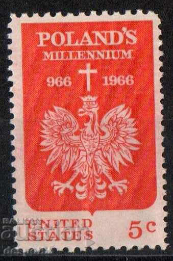 1966. SUA. Mileniul Poloniei.