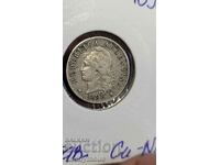 Monedă Argentina 1898 5 centavos