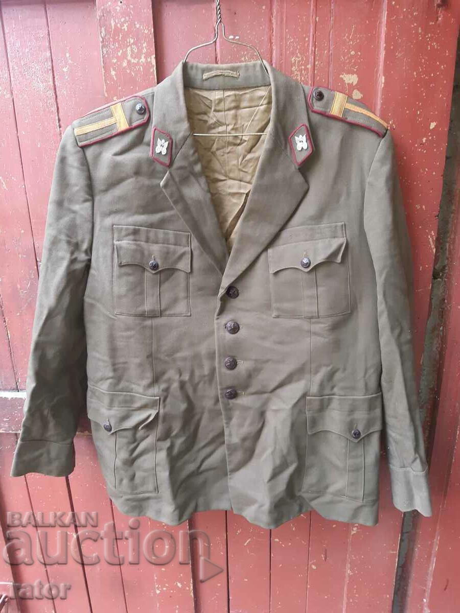 Bulgarian uniform, jacket, jacket - epaulettes, monograms