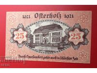 Banknote-Germany-Saxony-Osterholz-25 Pfennig 1921