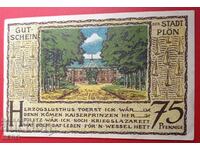 Banknote-Germany-Schleswig-Holstein-Plon-75 pfennig 1921