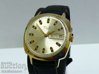 From 1 st. Polet/Poljot gold-plated Men's wristwatch, BZC!