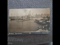 Varna port 1928 postcard photo Paskov