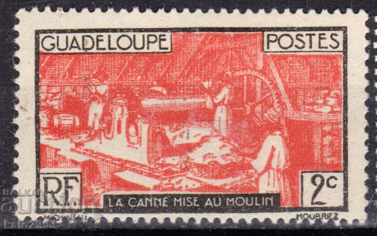 France/Guadeloupe-1928-Regular-Sugar Refinery, MLH