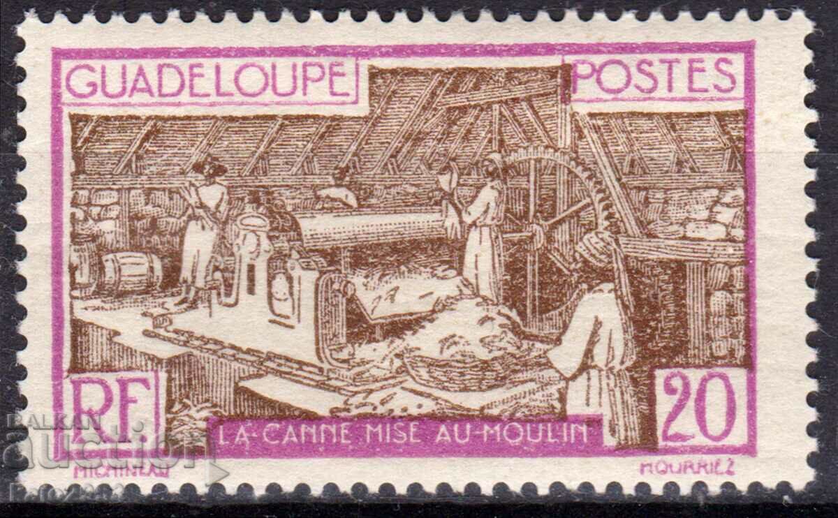 France/Guadeloupe-1928-Regular-Sugar Refinery, MLH