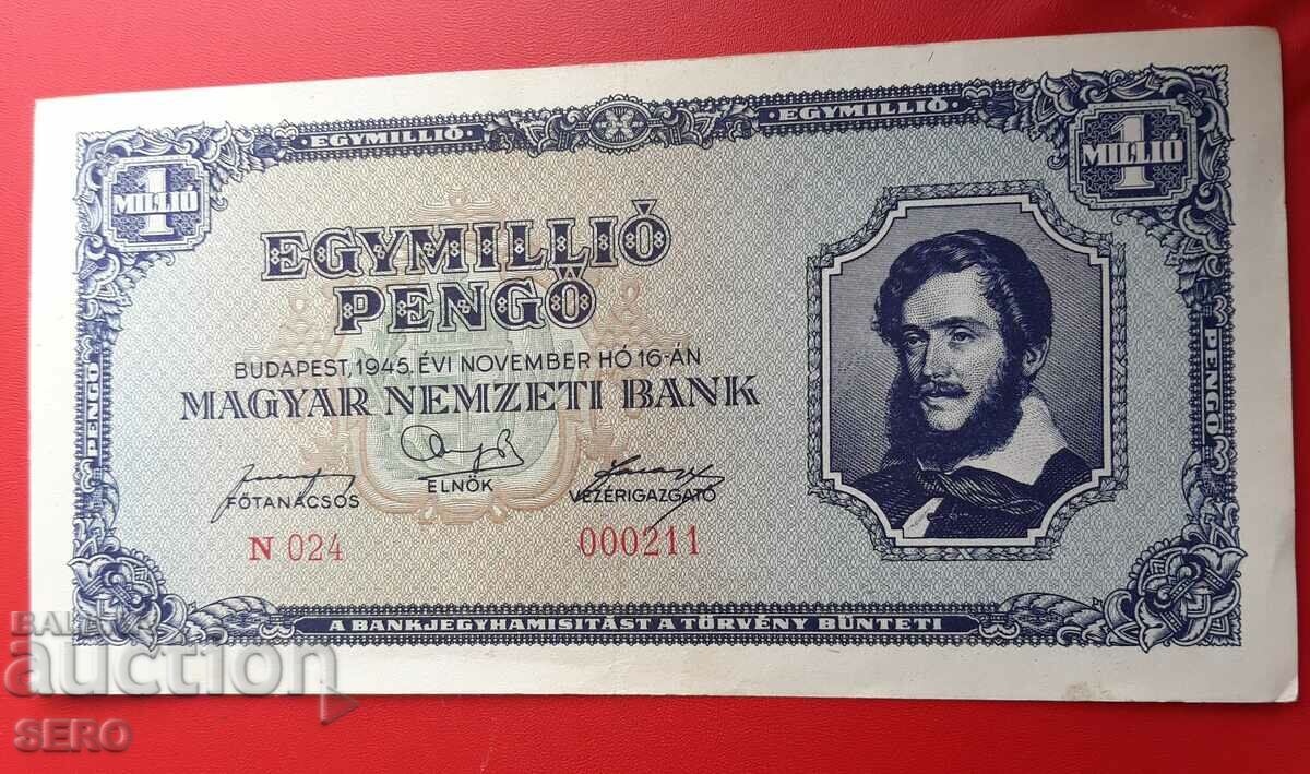 Bancnota-Ungaria-1.000.000 pengyos 1945