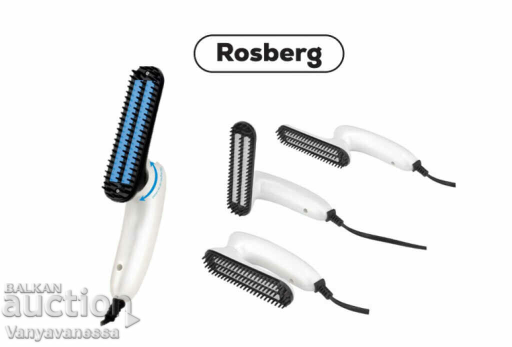 Comb, hair press and beard electric styling device