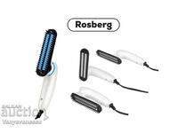 Comb, hair press and beard electric styling device