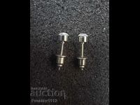 Titanium Earrings with Moissanite 4mm