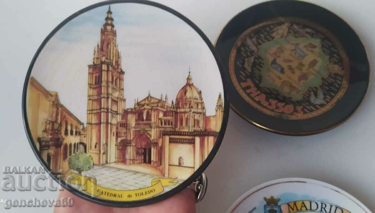 Livrarea Farfurii de porțelan de colecție pentru perete Madrid, Toledo, Thassos