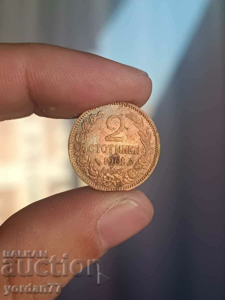 2 cents 1901