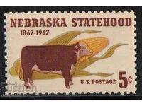 1967. USA. Nebraska's 100th Anniversary of Statehood.