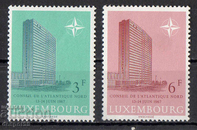 1967. Luxembourg. NATO Council meeting.