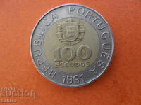 100 Escudos 1991 Portugal