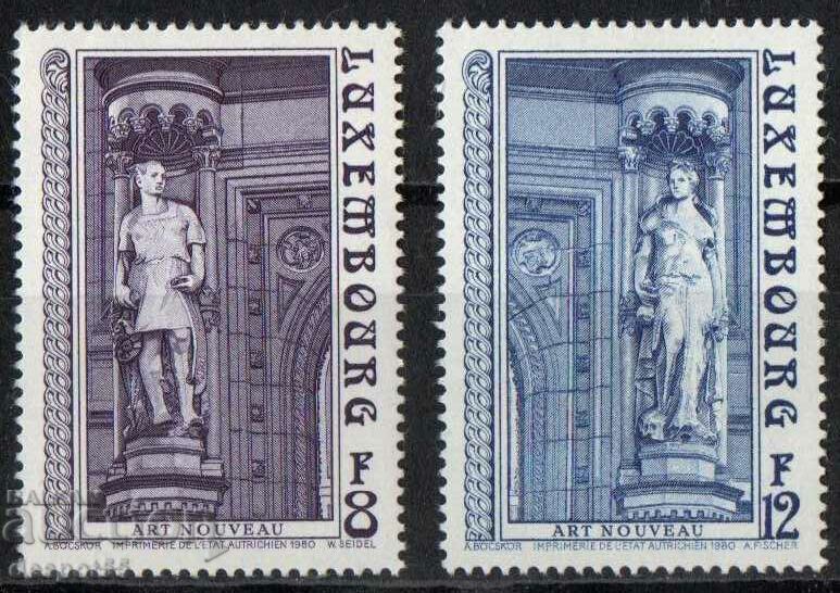 1980. Λουξεμβούργο. Art Nouveau.