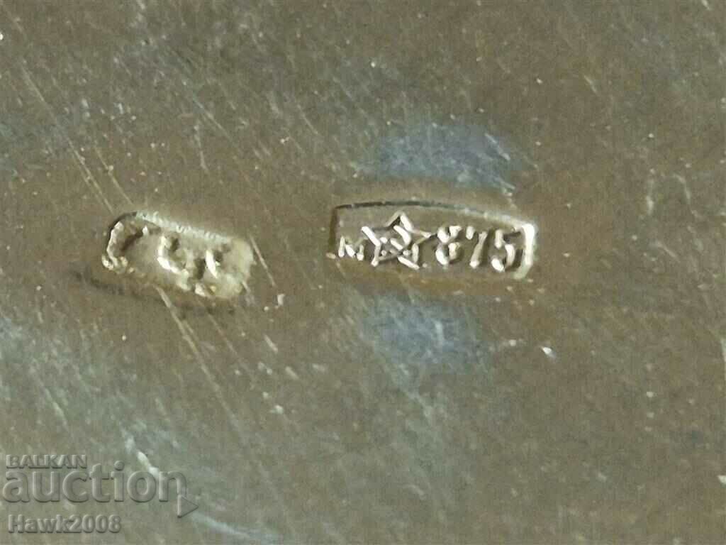 Silver silver with gilt and niello Russian Caucasian cup - 6