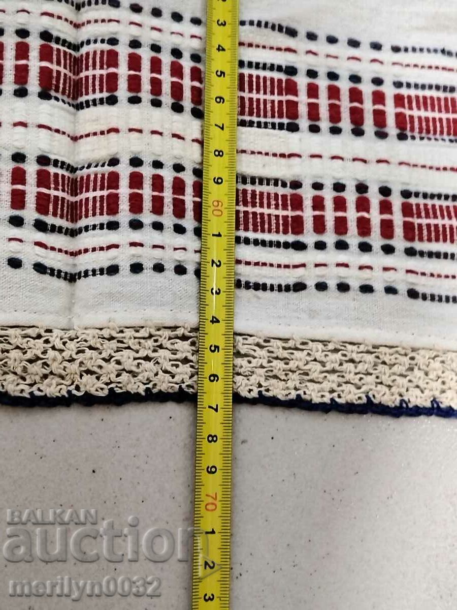 Old hand woven cloth kennar embroidery lace - 6