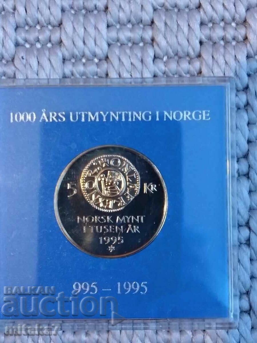 5 kroner 1995, Norway