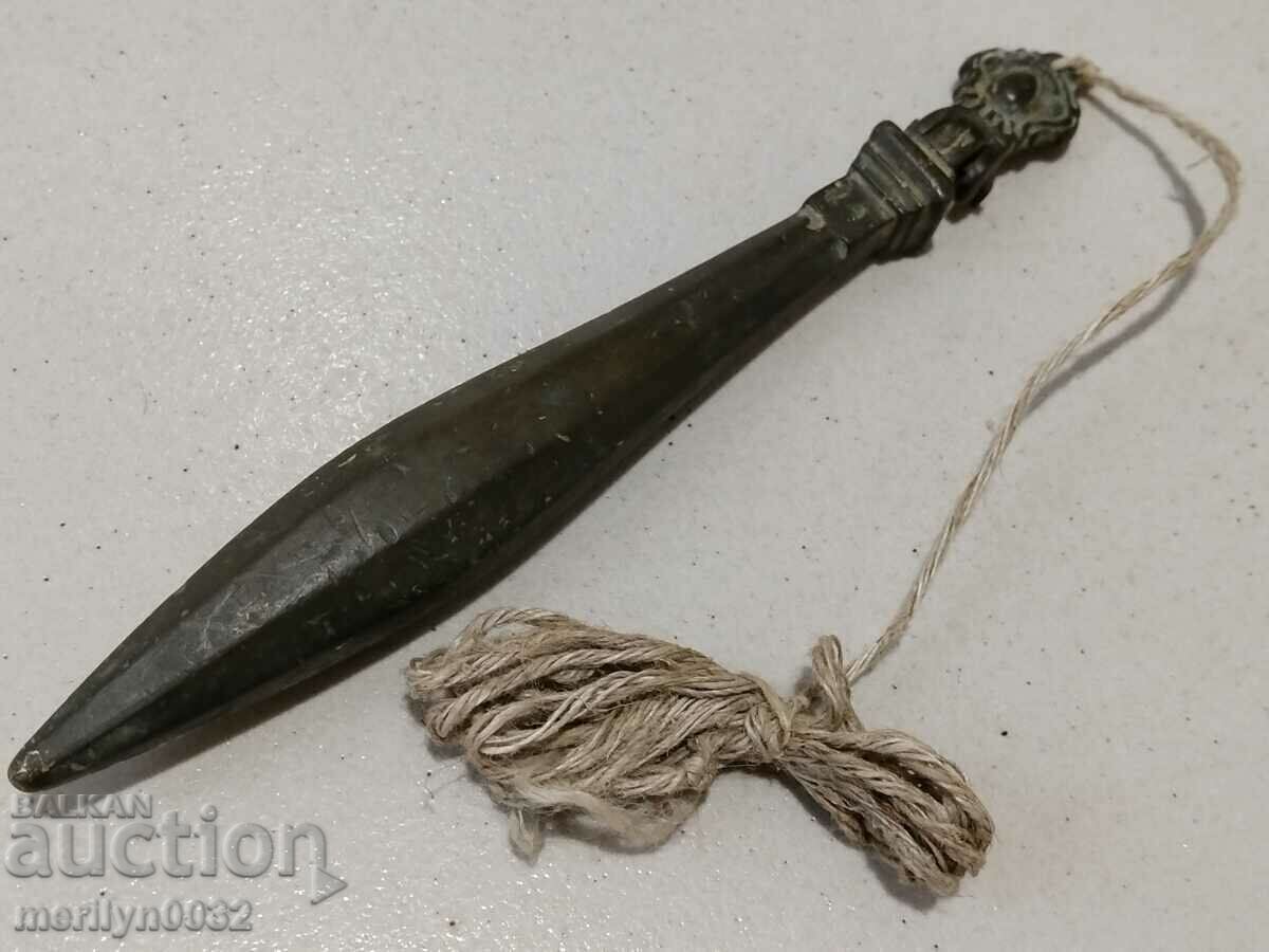 Old Ottoman Bronze Plumb Weight Tool REDKAZ RRR