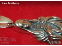 Silver Virgin Mary handmade high quality 3d