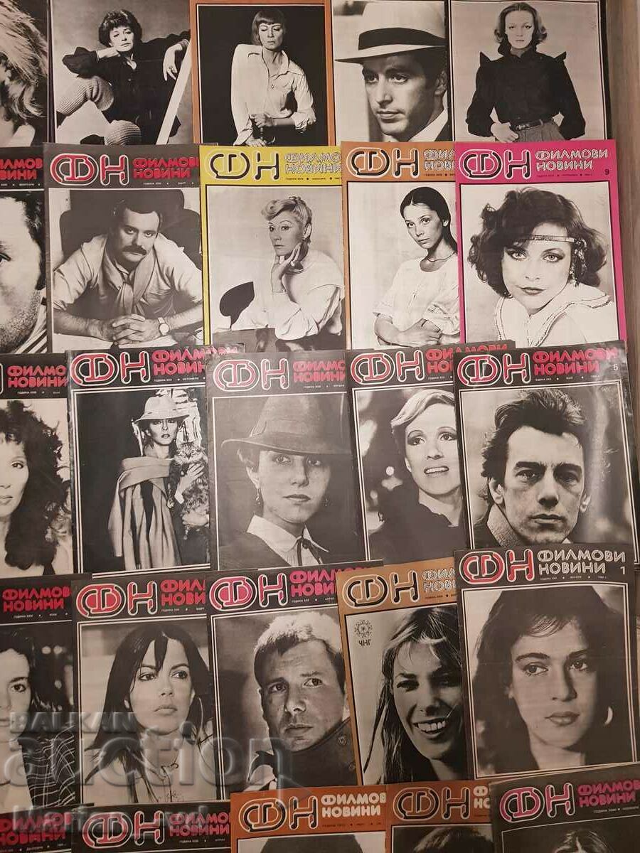 Auction Magazine "FILM NEWS" from 1964, 81, 83, 84, 85, 86, 87, 88, 89 - 35 issues Auction Magazine "FILM NEWS" from 1964, 81, 83, 84, 85, 86, 87, 88, 89 - 35 issues