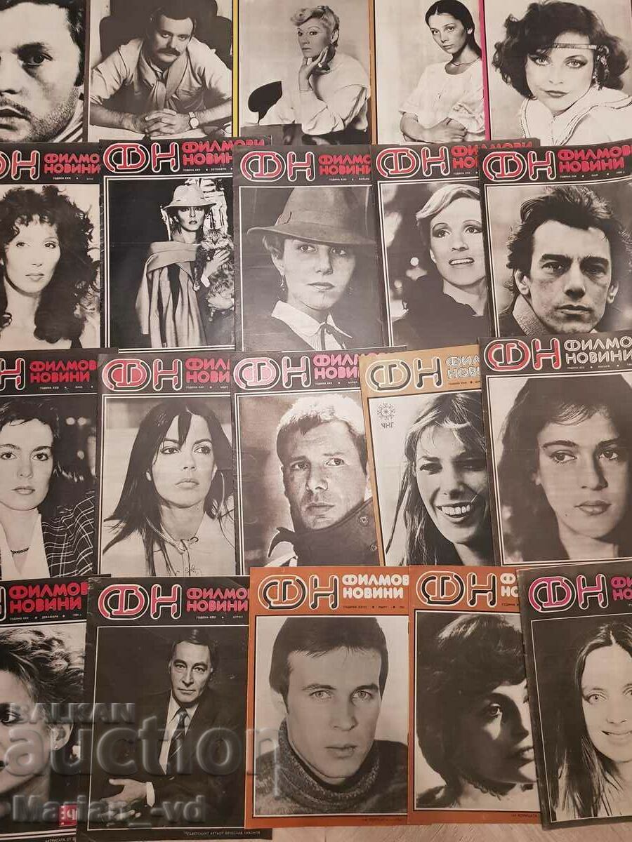 Delivery of Magazine "FILM NEWS" from 1964, 81, 83, 84, 85, 86, 87, 88, 89 - 35 issues Delivery of Magazine "FILM NEWS" from 1964, 81, 83, 84, 85, 86, 87, 88, 89 - 35 issues