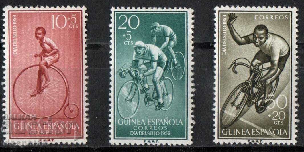 1959. Spanish Guinea (Spain). Postage Stamp Day - Sports.