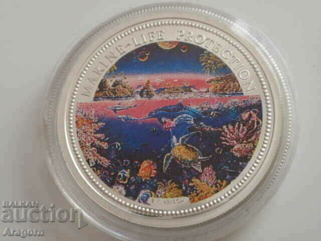 Rare 1993 Palau $5 Silver Collector Coin; Palau with price 114.99 BGN | € 58.79 Rare 1993 Palau $5 Silver Collector Coin; Palau with price 114.99 BGN | € 58.79