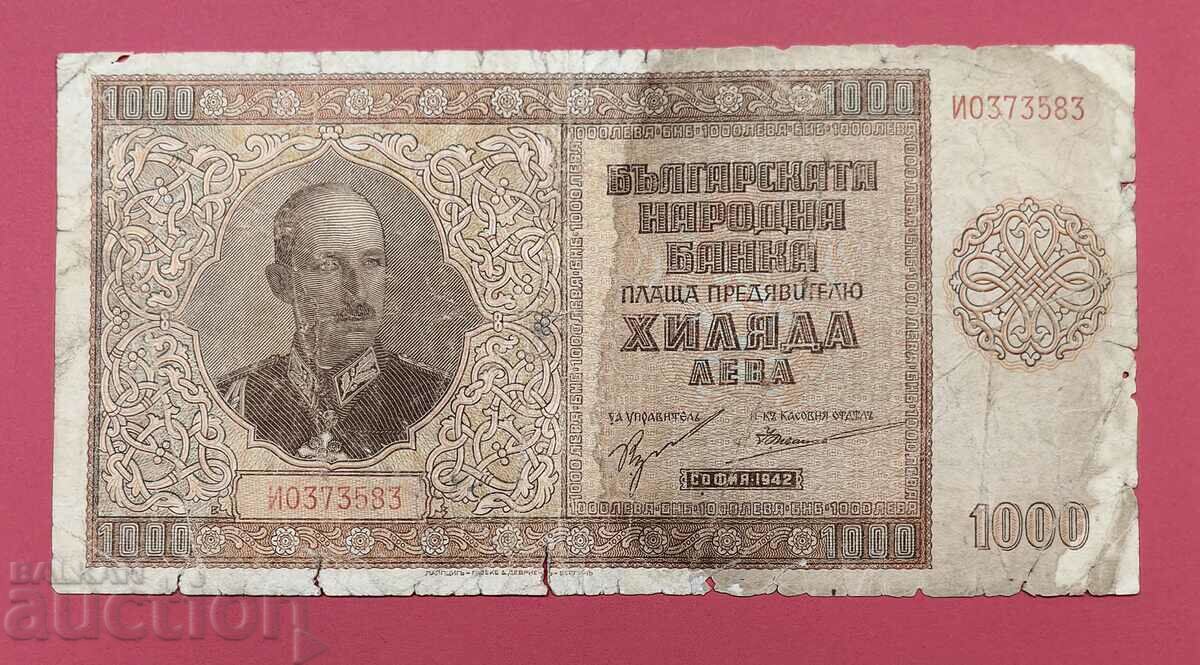 1000 BGN 1942 an Bulgaria - începe de la 1 cent.