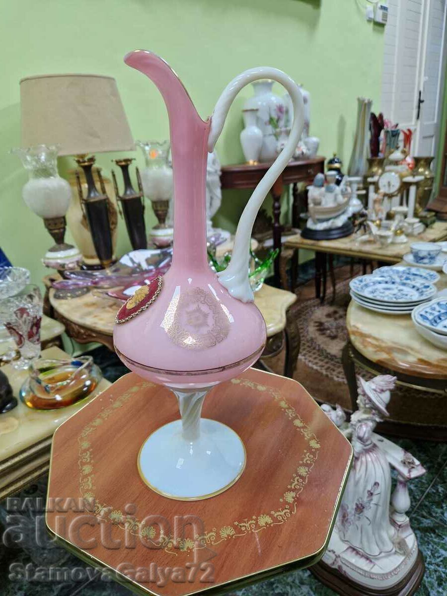 Auction  Unique antique Italian Opaline jug