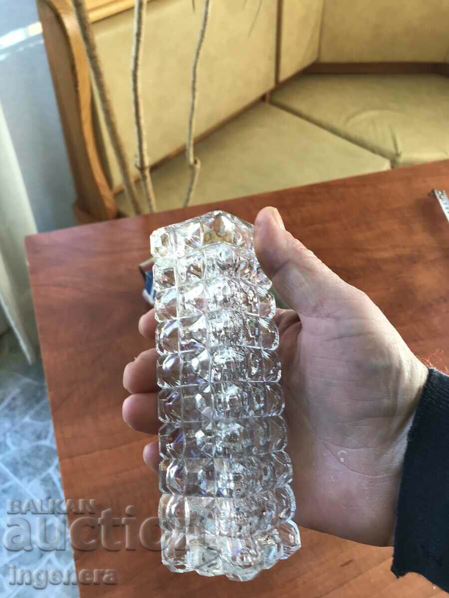 VASE VASE GLASS RELIEF THICK FROM SOCA-NOVO - 5 VASE VASE GLASS RELIEF THICK FROM SOCA-NOVO - 5