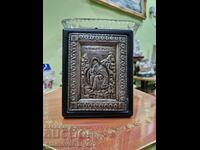 A wonderful antique silver icon of the Holy Prophet Elijah - Certifi