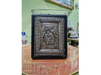 A wonderful antique silver icon of the Holy Prophet Elijah - Certifi