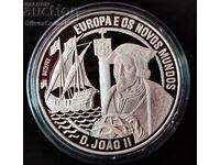 Argint 25 ECU Marinarii Regele Joao II 1992 Portugalia