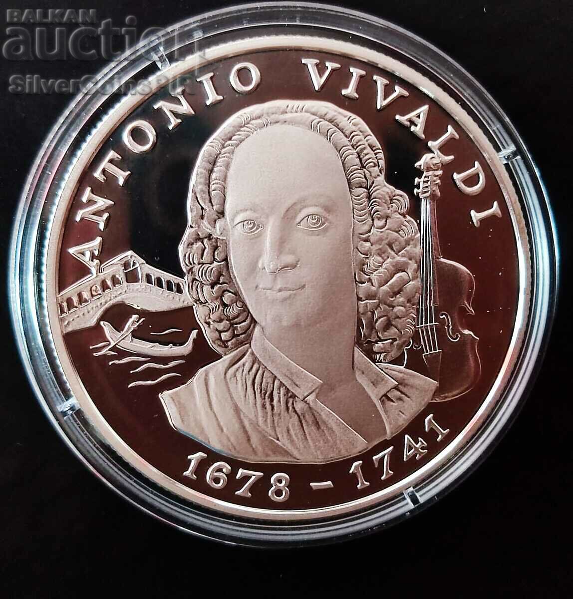 Silver 10 Dinera Antonio Vivaldi 1997 Andorra