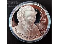 Argint 25 ECU Franz Schubert 1997 Austria