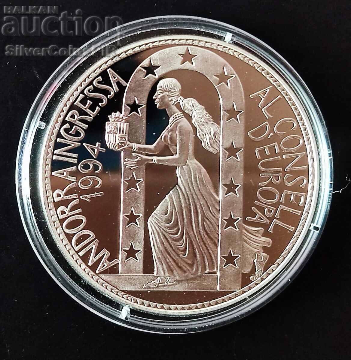 Silver 10 Dinera Europe 1995 Andorra