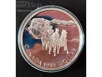 Silver 1 Dollar 175g. Kingston 1992 Canada