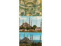 4 pcs. Post. cards from Istanbul 60-70s. Rare