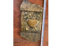 PANEL WOOD CARVING-ST. VALENTINE