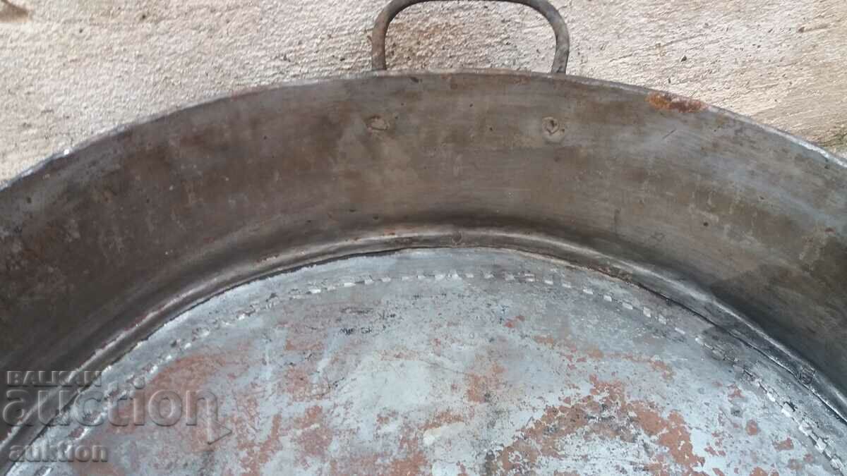 MASSIVE METAL TRAY FOR LUTENITSA, ETC. - 5 MASSIVE METAL TRAY FOR LUTENITSA, ETC. - 5