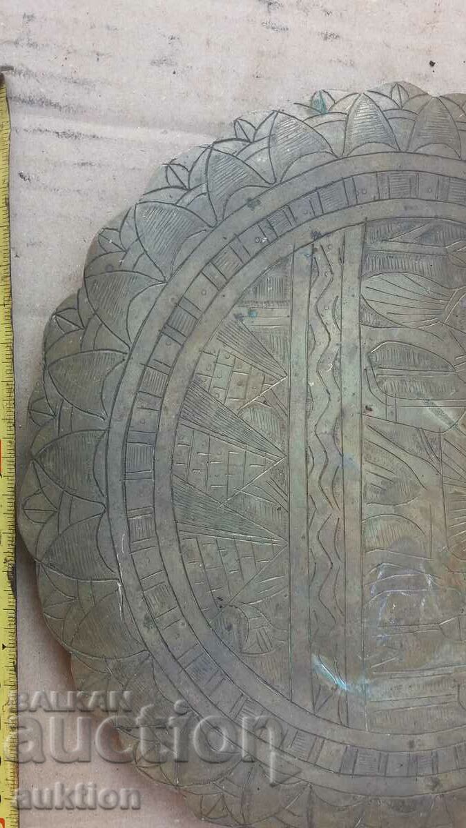 Delivery of SOLID BRONZE WALL PLATE - EGYPT, HAND ENGRAVED Delivery of SOLID BRONZE WALL PLATE - EGYPT, HAND ENGRAVED