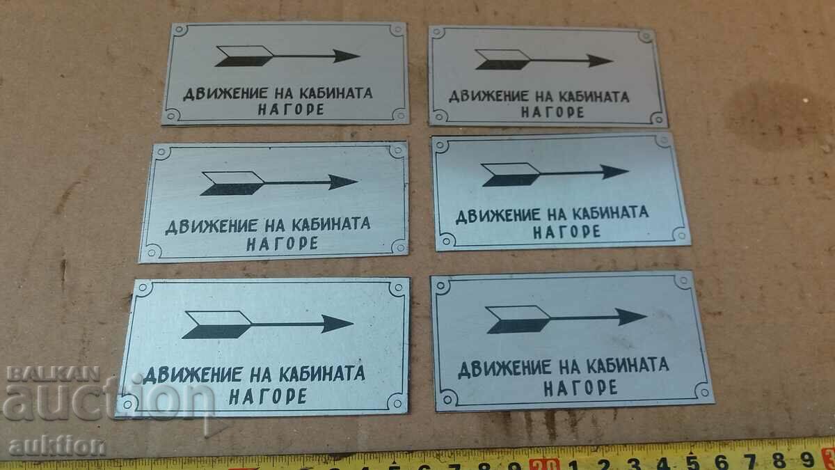 Delivery of METAL PLATES - 6 PCS Delivery of METAL PLATES - 6 PCS