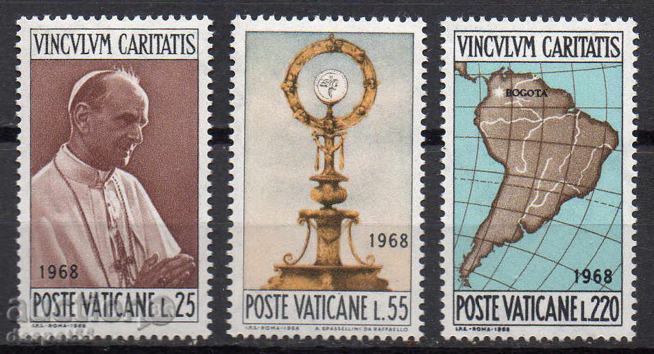 1968. The Vatican. Paolo VI's trip to Bogotá.