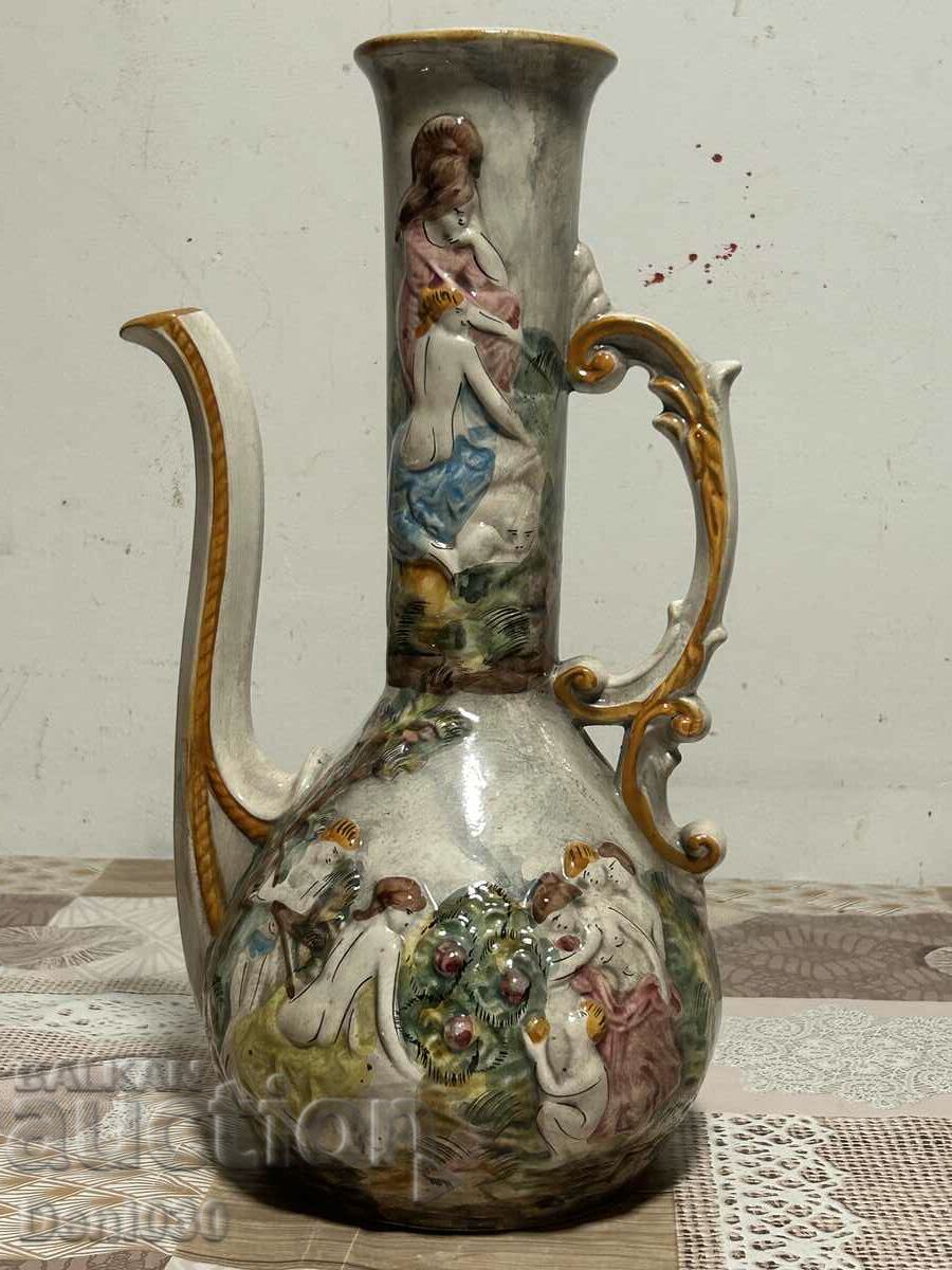 Very beautiful porcelain jug with markings